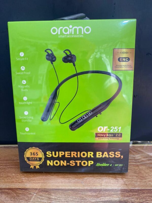 Oraimo neckband ear pods