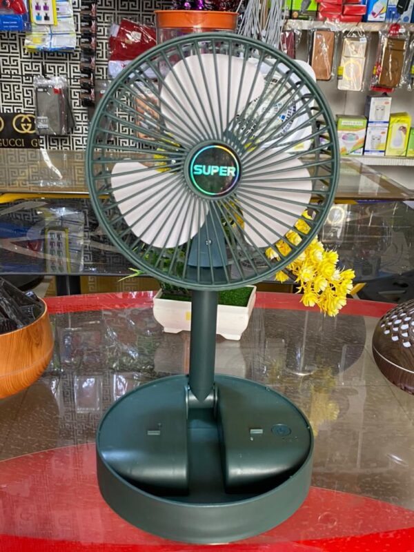 Portable Rechargeable desk Fan - Image 2